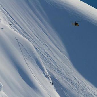 a snow covered mountain