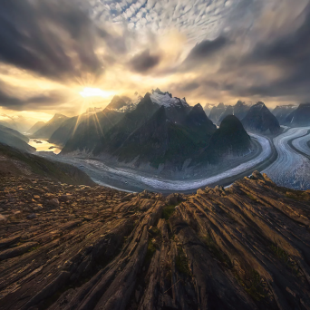 a view of a mountain