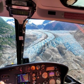 a person driving a car